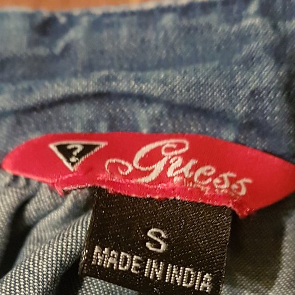 Guess, Denim-style, Dress. Small. - Picture 3 of 5